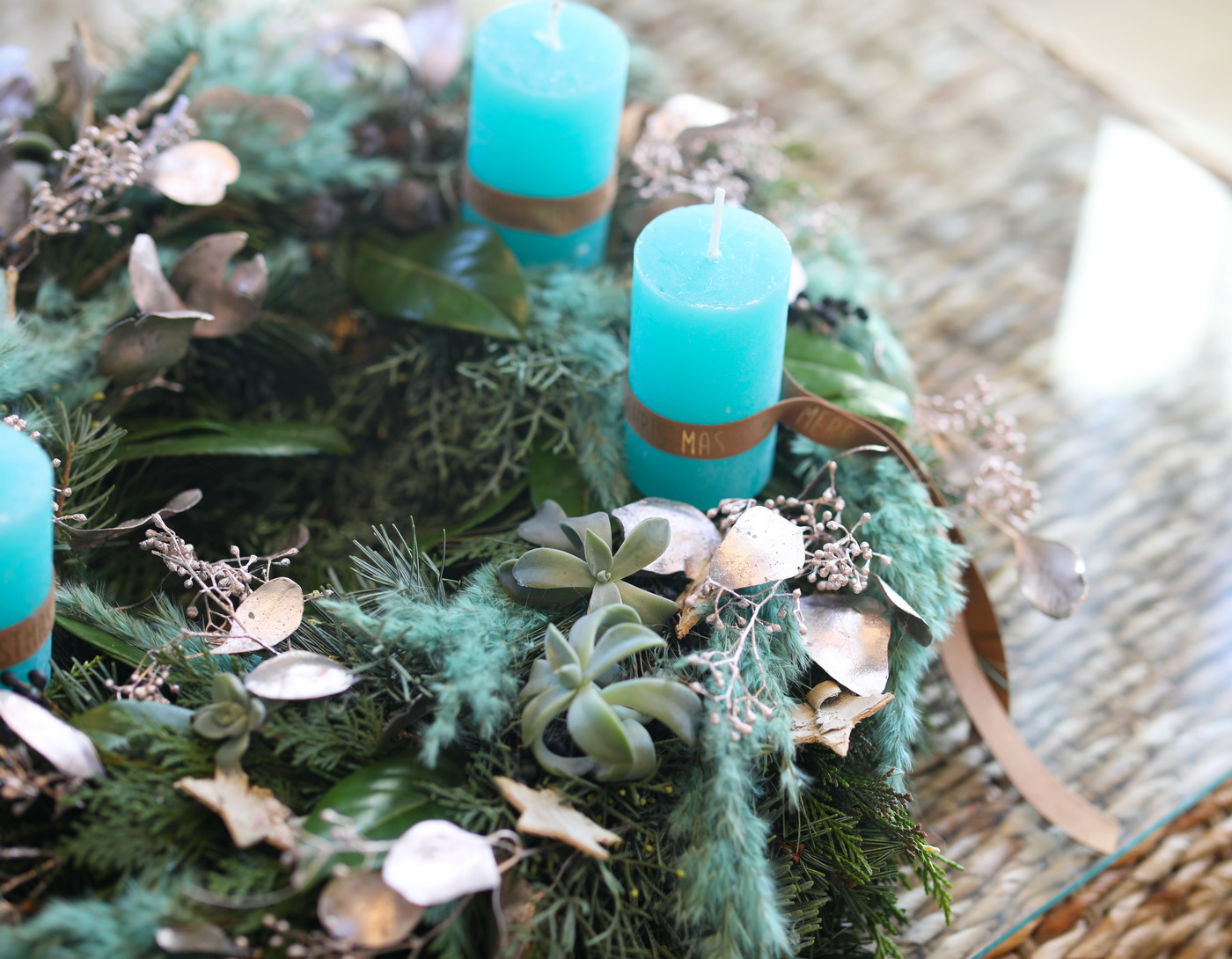 Blumenlieferung nach Budapest - Adventskranz