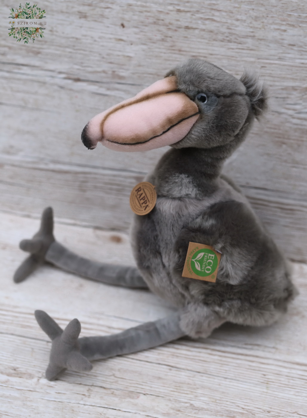 Blumenlieferung nach Budapest - Plüsch Pantoffelschnabelvogel (30cm)
