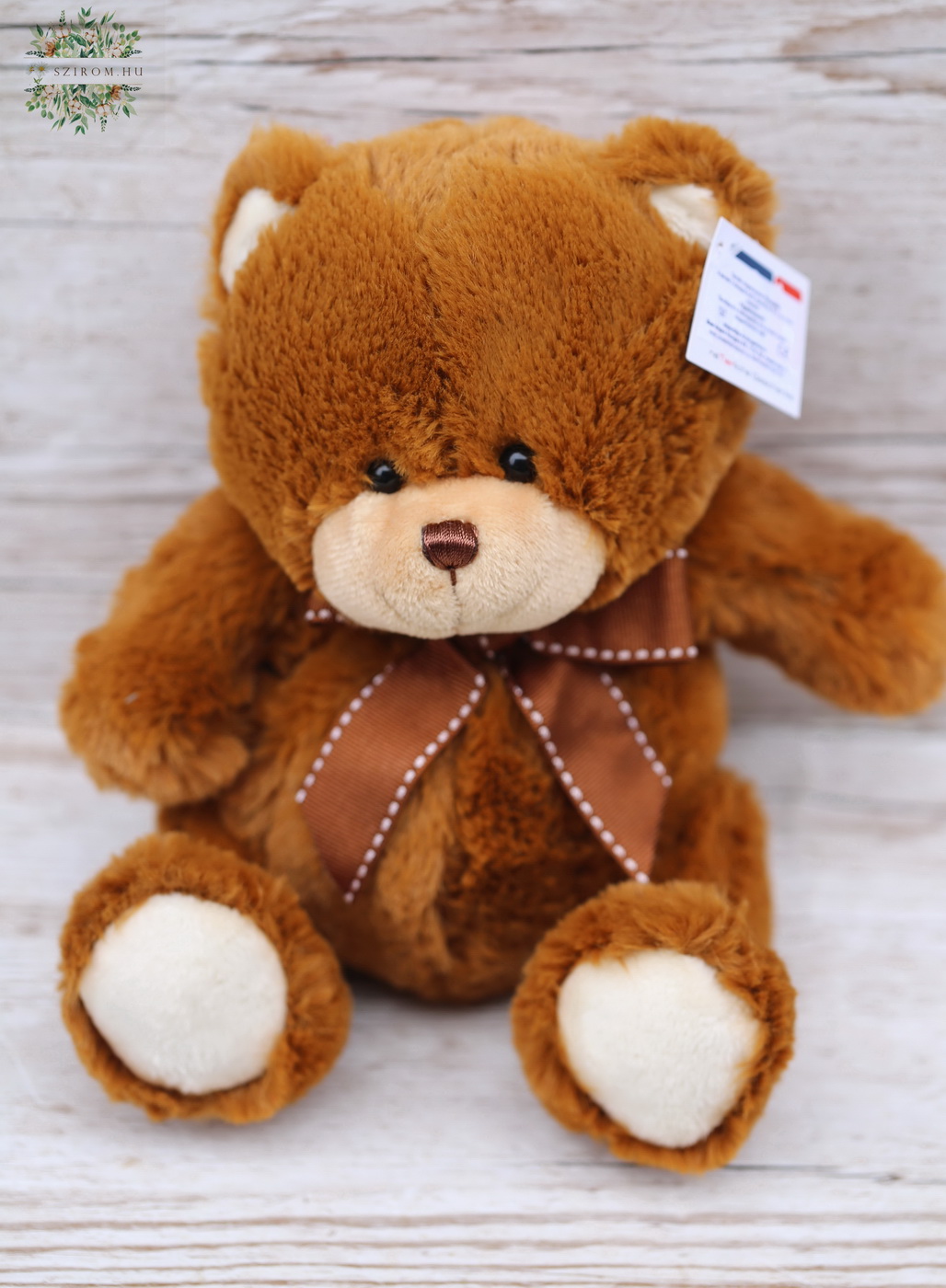 Blumenlieferung nach Budapest - Plüsch Teddy (20cm)