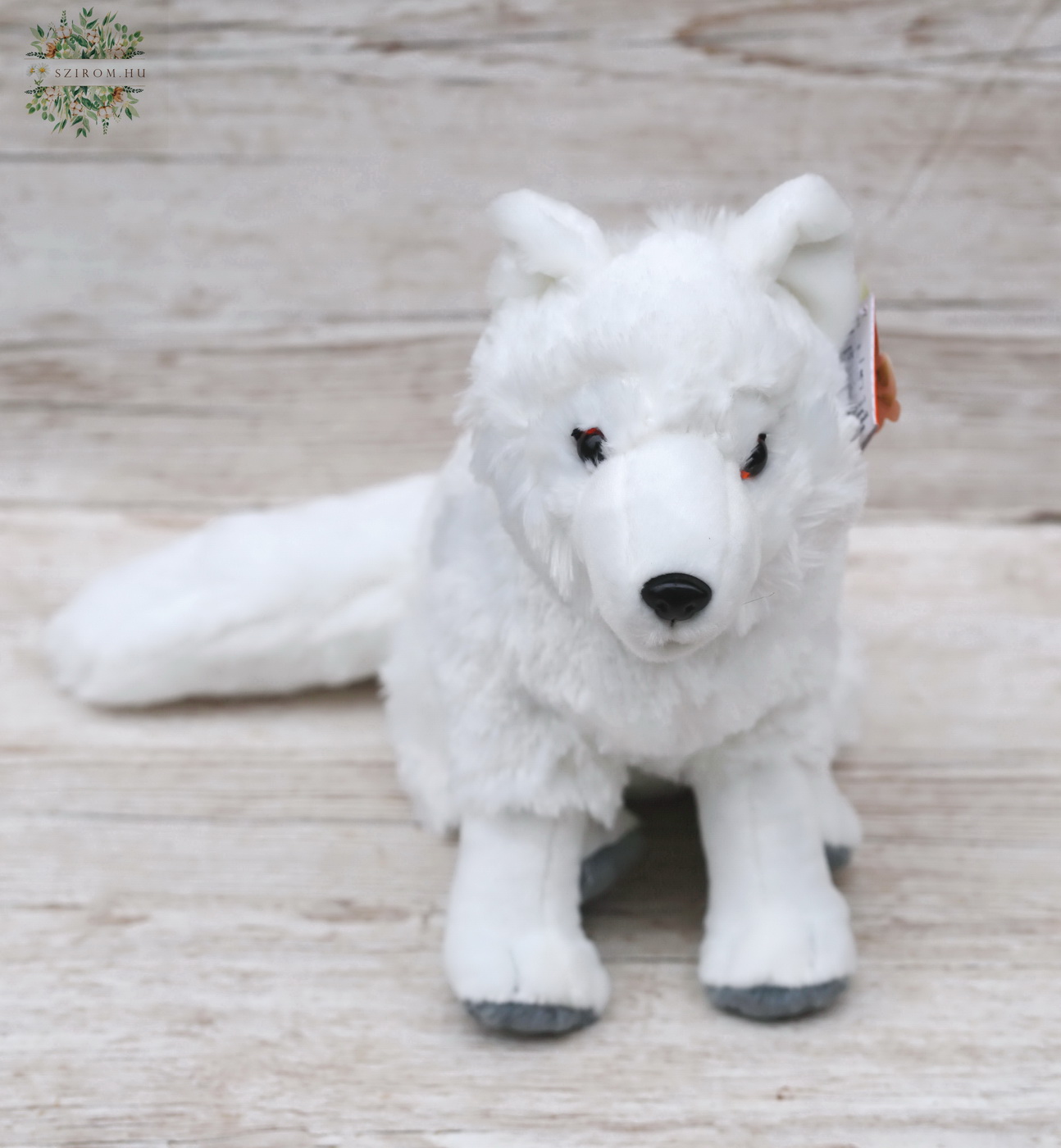 Virágküldés Budapest - Plüss sarki róka (30cm)