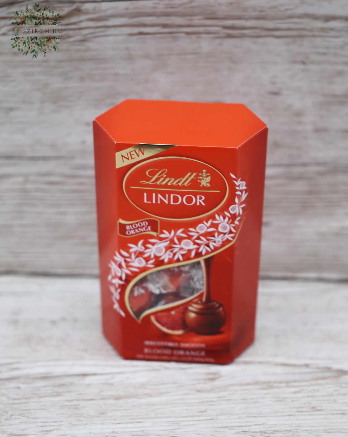 Blumenlieferung nach Budapest - Lindt Kugeln 200g Blutorange