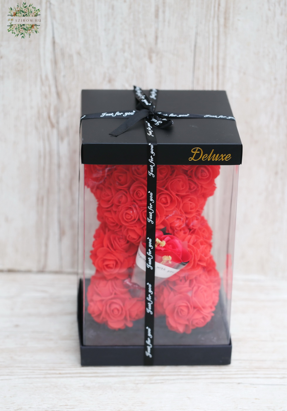 Blumenlieferung nach Budapest - Rosa Teddy (Schaumrose) 25cm