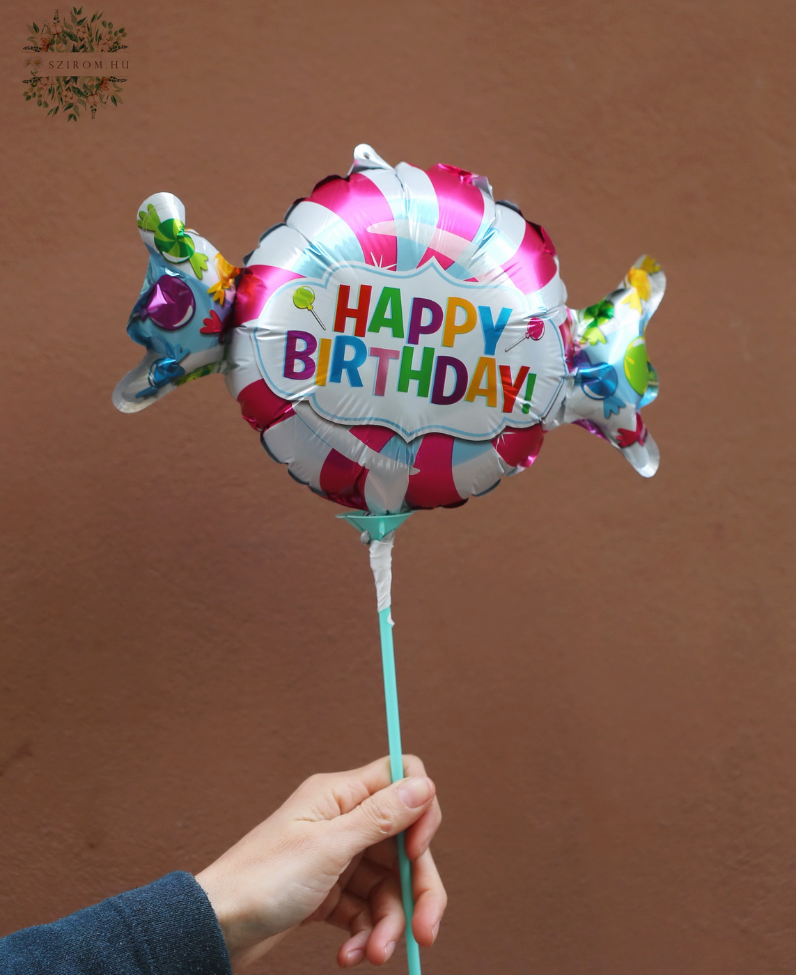 Virágküldés Budapest - Szólinapi kis lufi cukorka forma