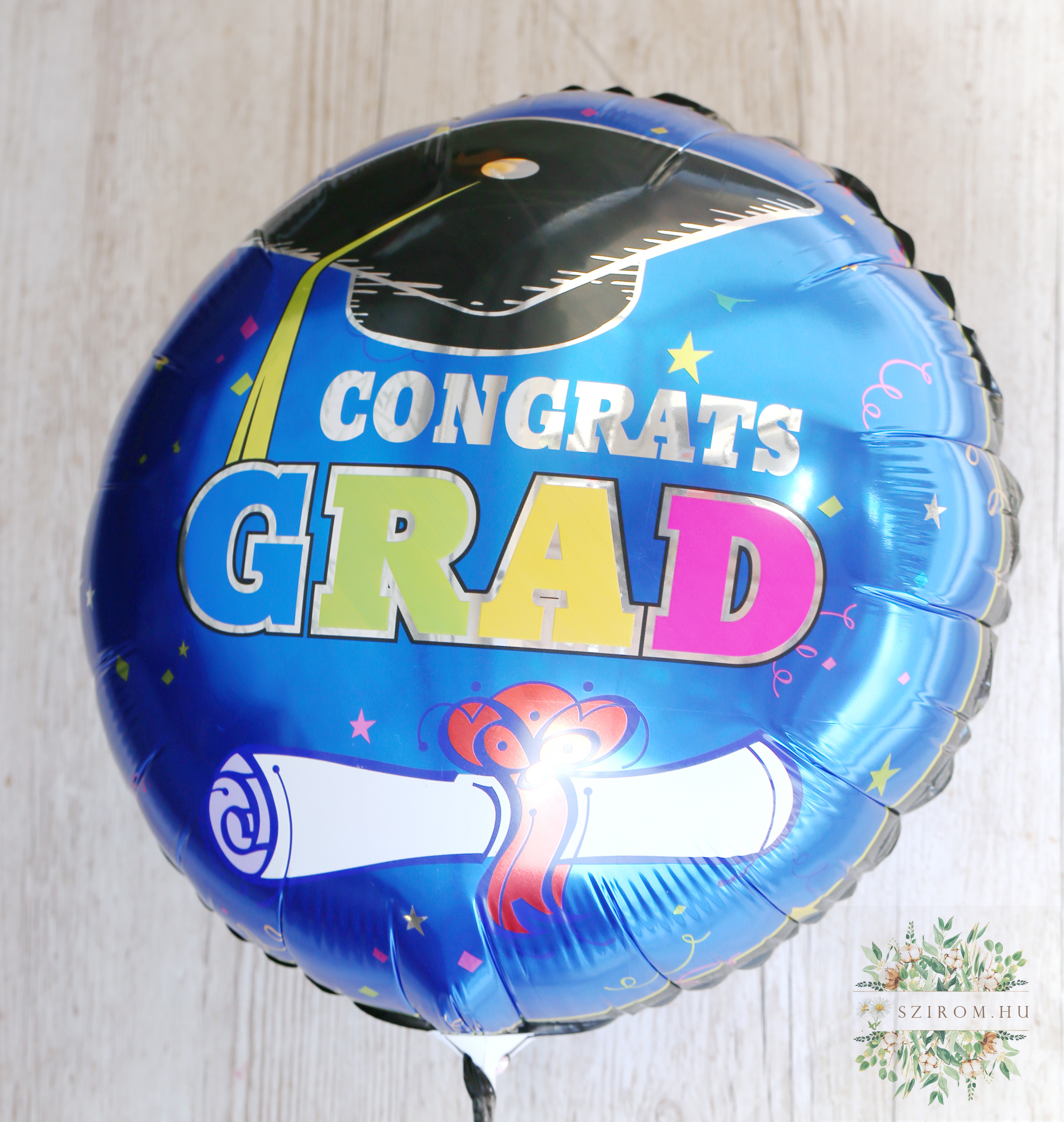 Blumenlieferung nach Budapest - Abschluss-Folienballon