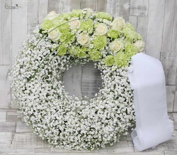 Blumenlieferung nach Budapest - Trauer Kranz