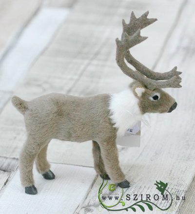 flower delivery Budapest - Gray reindeer (13cm)