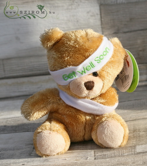Blumenlieferung nach Budapest - Gute Besserung Teddy (14cm)