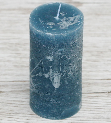 Virágküldés Budapest - kék gyertya (9,5cm)