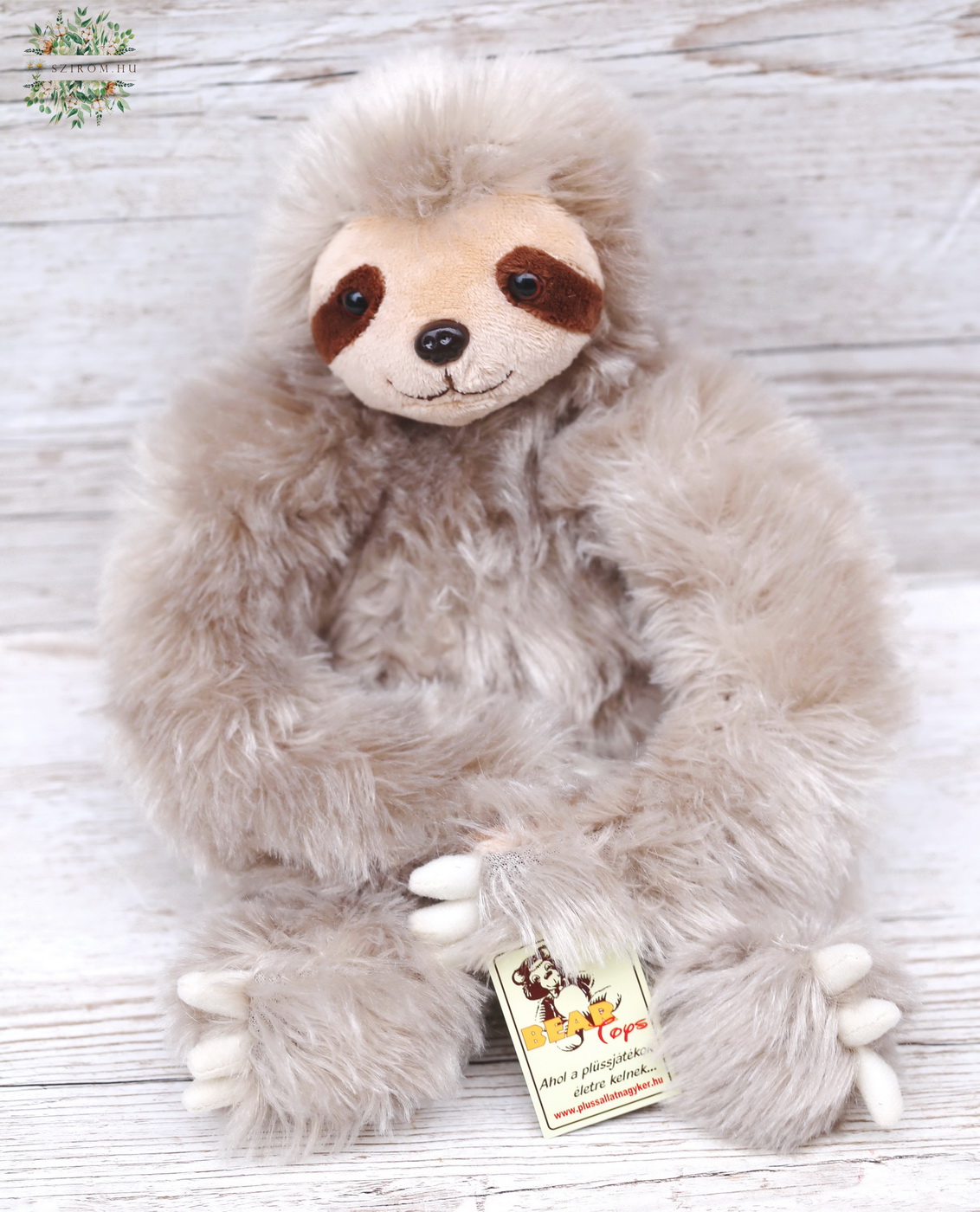 Blumenlieferung nach Budapest - Plüsch Faultier (21cm)