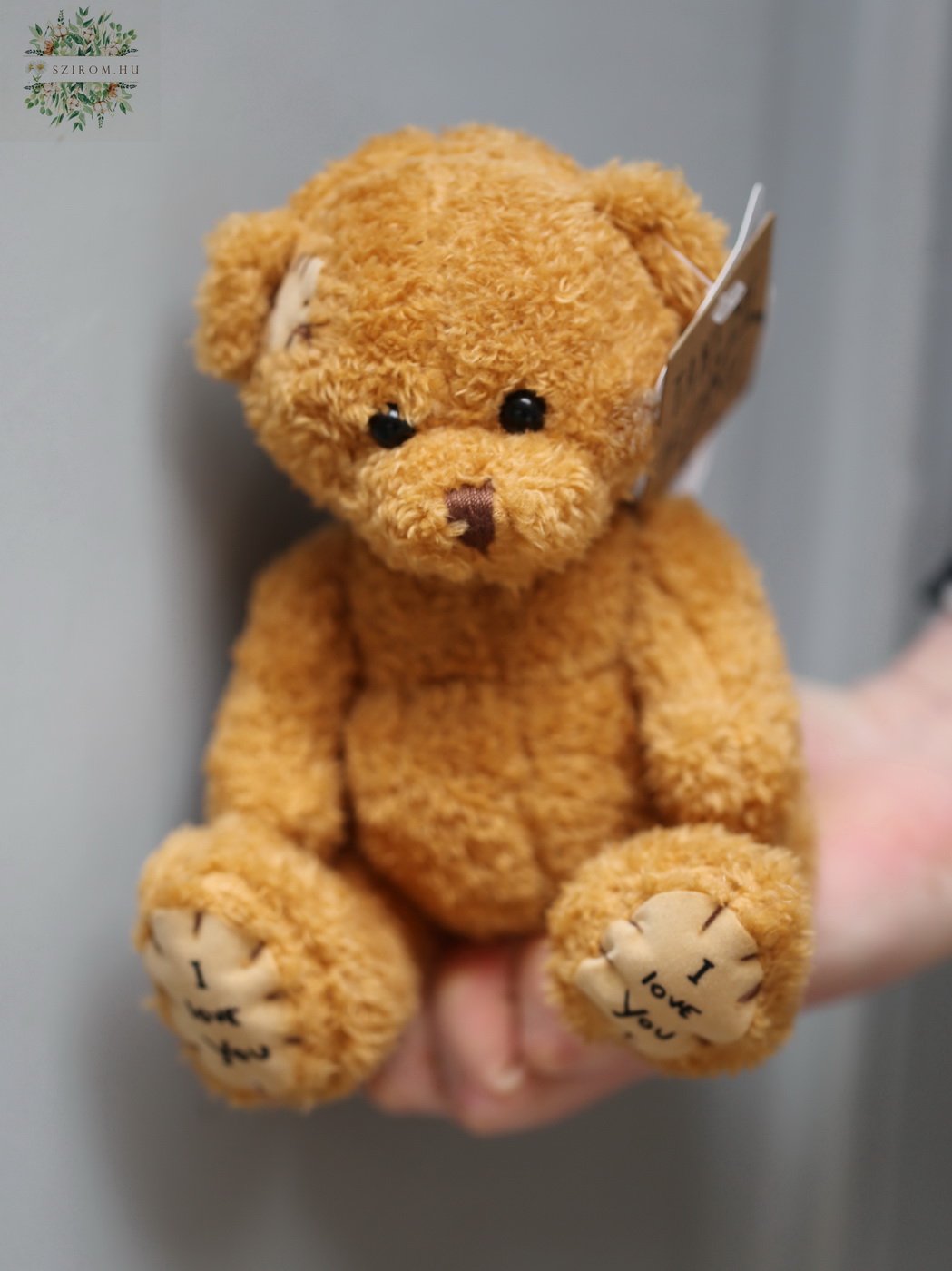 Virágküldés Budapest - Plüss maci I love You (16cm)